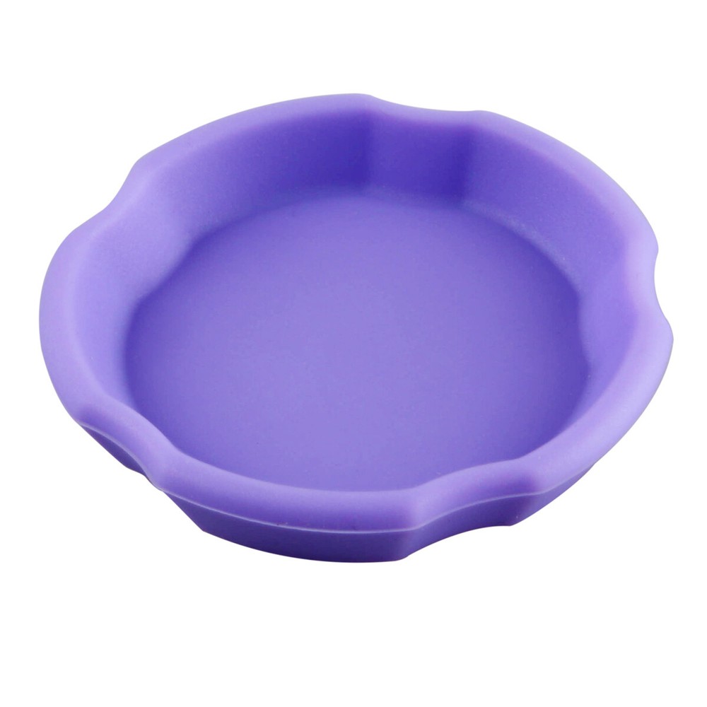 Purple Silicone Leaf Tea Infusers Stainless Tea Strainer Herbal Filter Diffuser