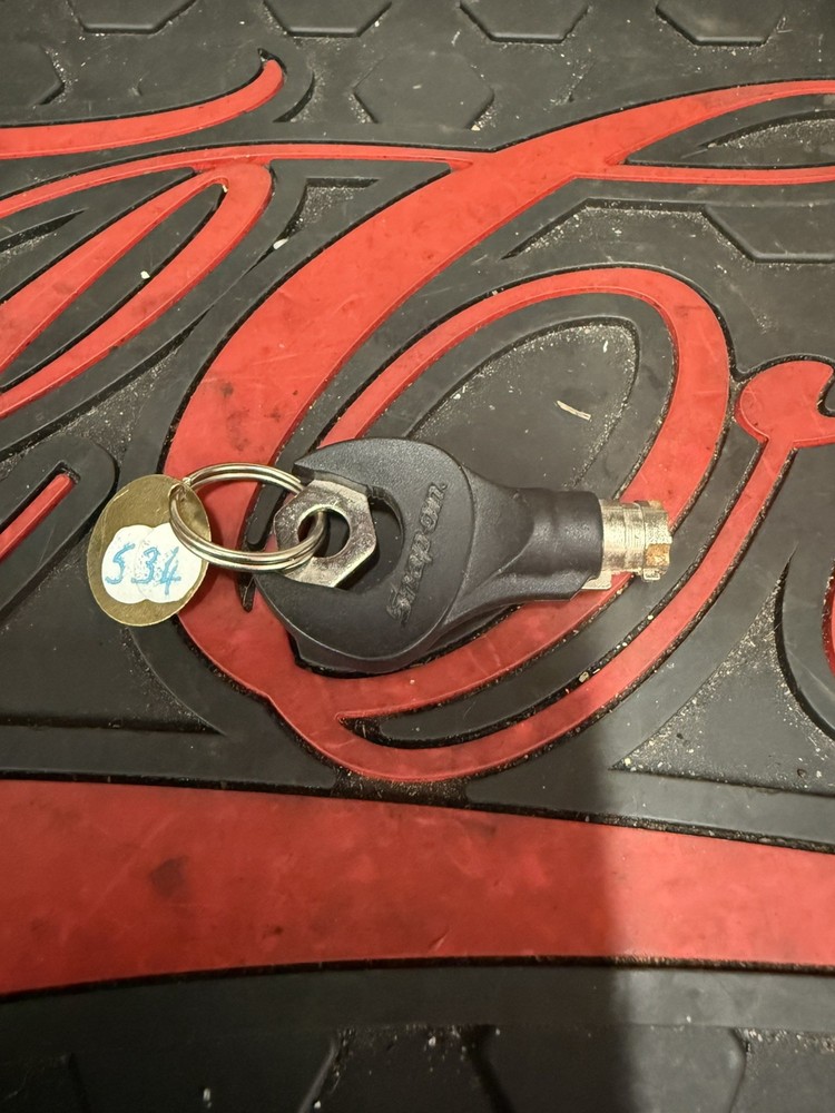 Snap-On Tools Tool Box Tool Storage Key K534