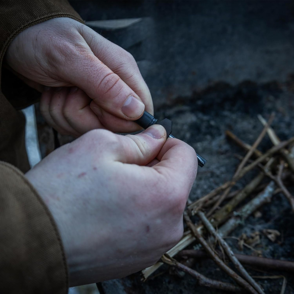 2 Pack Micro EDC Ceramic Striker Survival Fire Starter - Create Sparks Emergency