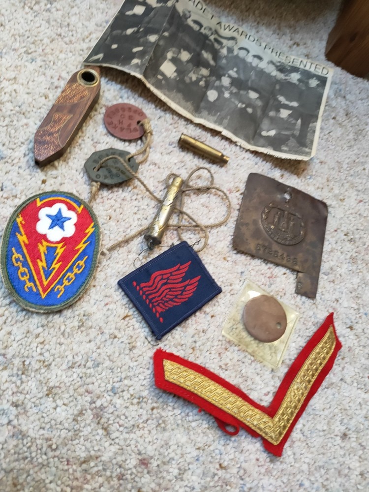 Circa WWII Brass Dorset Shire Soldiers Brass Bed/Duty Plate And Other Bits