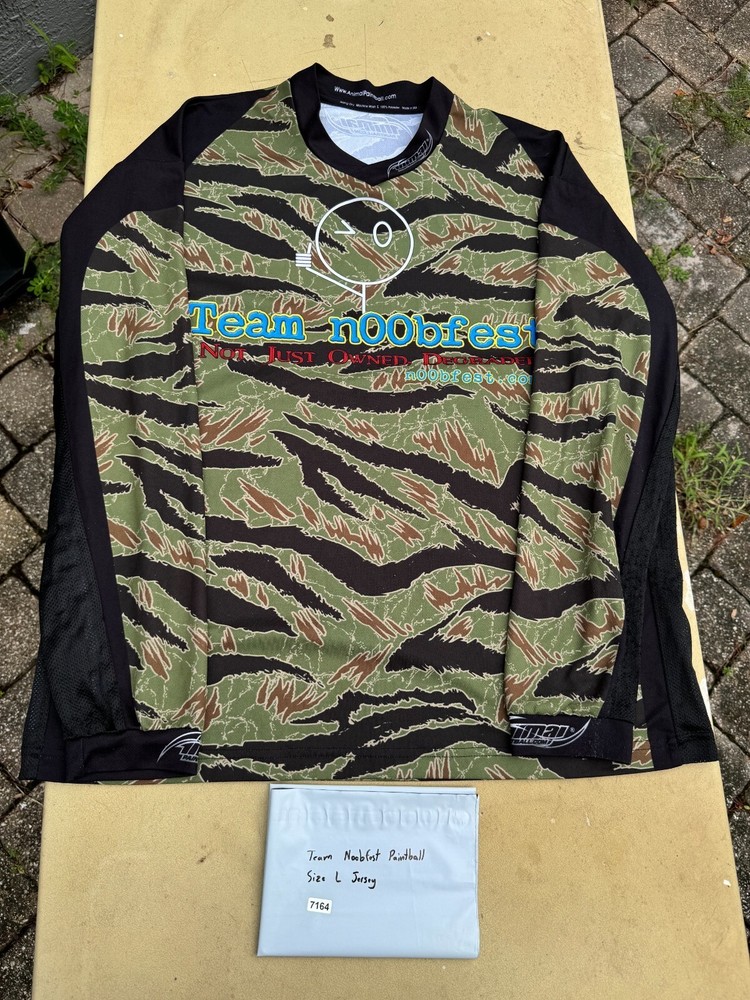 Team Noobfast Paintball Size L Jersey