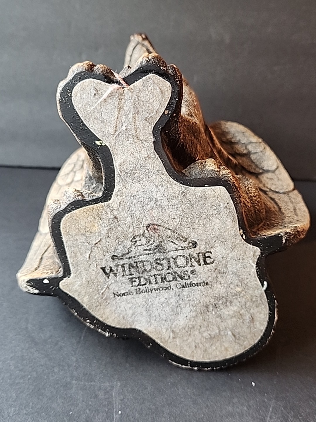 Windstone Editions Winged Spirit Wolf Candle Lamp Statue Pena Gargoyle READ