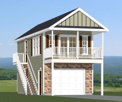 14x32 Tiny House -- 567 sq ft -- PDF FloorPlan -- Model 6I