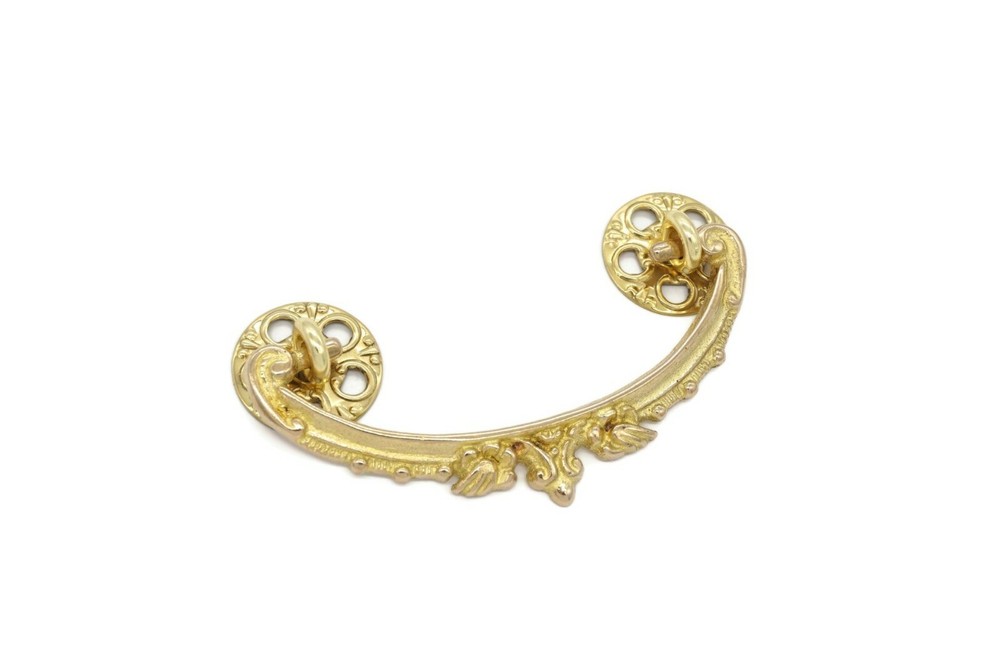 Antique Bail Pull Victorian Pull Furniture Drawer Pull Cabinet Drawer Pull Brass