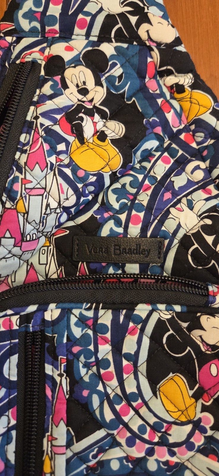 Disney Parks Vera Bradley Sling Backpack, Mickey’s Whimsical Paisley, See Photos