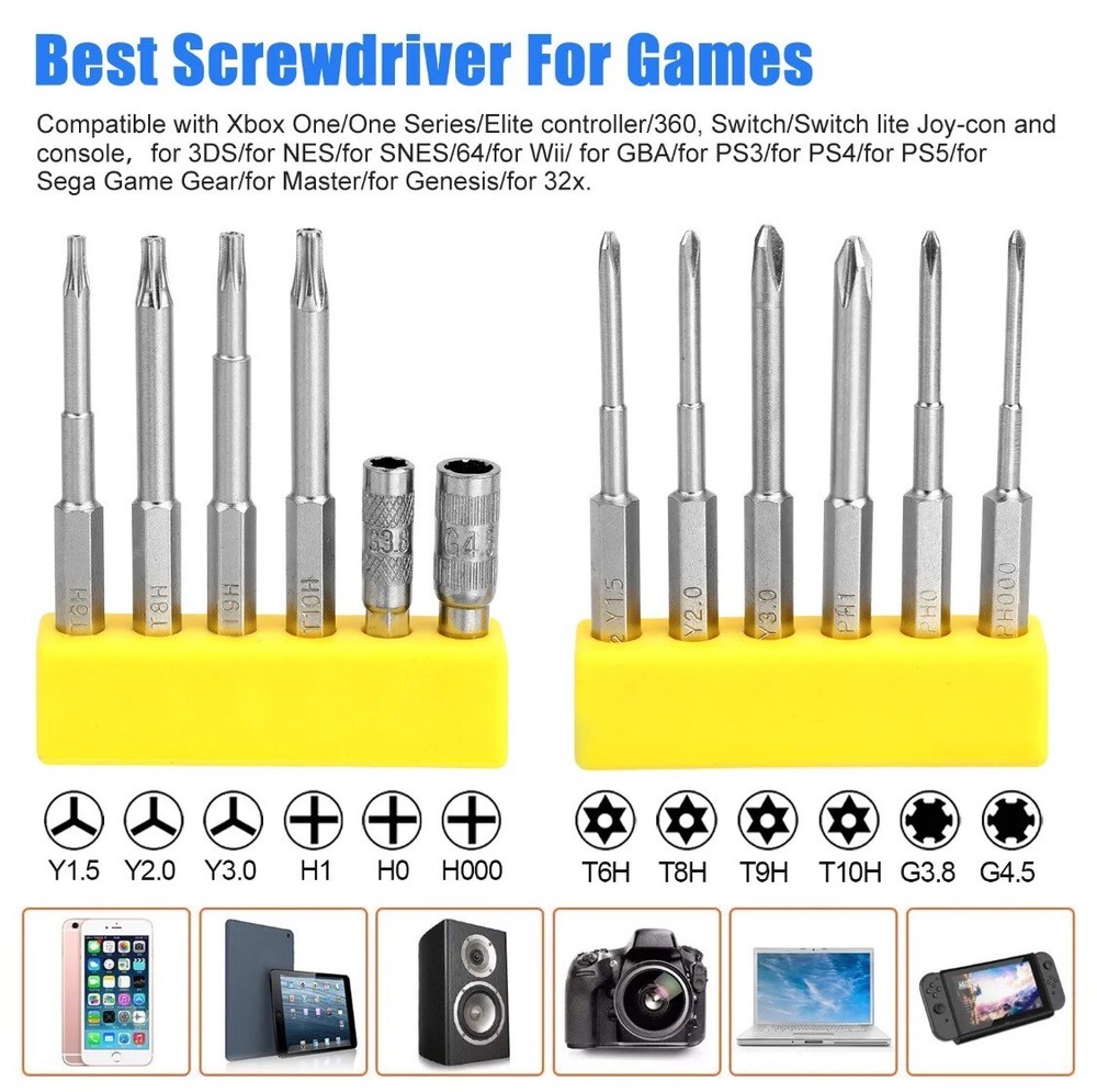 Tool Kit for PS5 PS1 PS2 PS3 PS4 PSP Playstation console Controller screwdriver