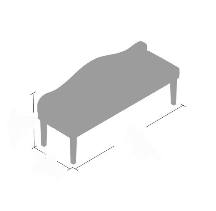 Faux Leather Pink Bench
