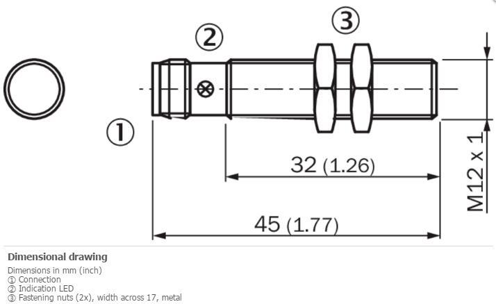 SICK IM12-02BPS-ZCK Cylindrical thread design PNP,New