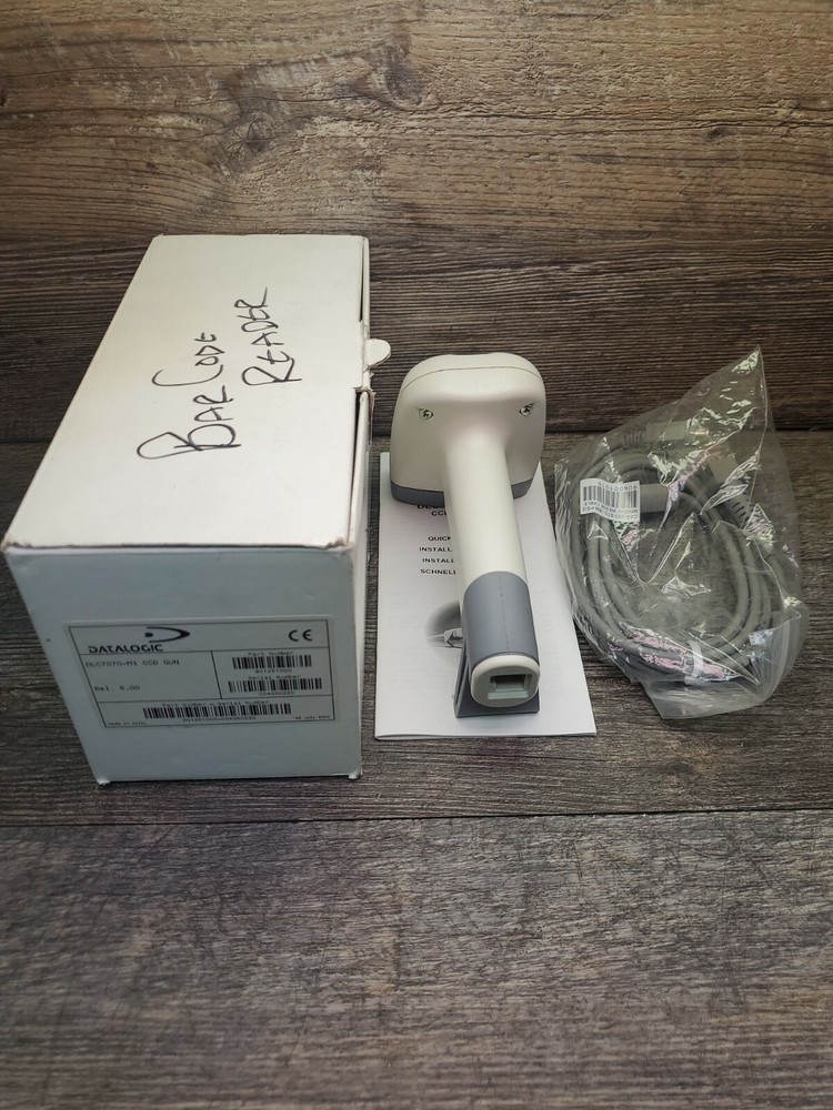 NEW Data Logic DLC 7070-M1 CCD W/M.DEC. 5 VDC CCD GUN BARCODE READER