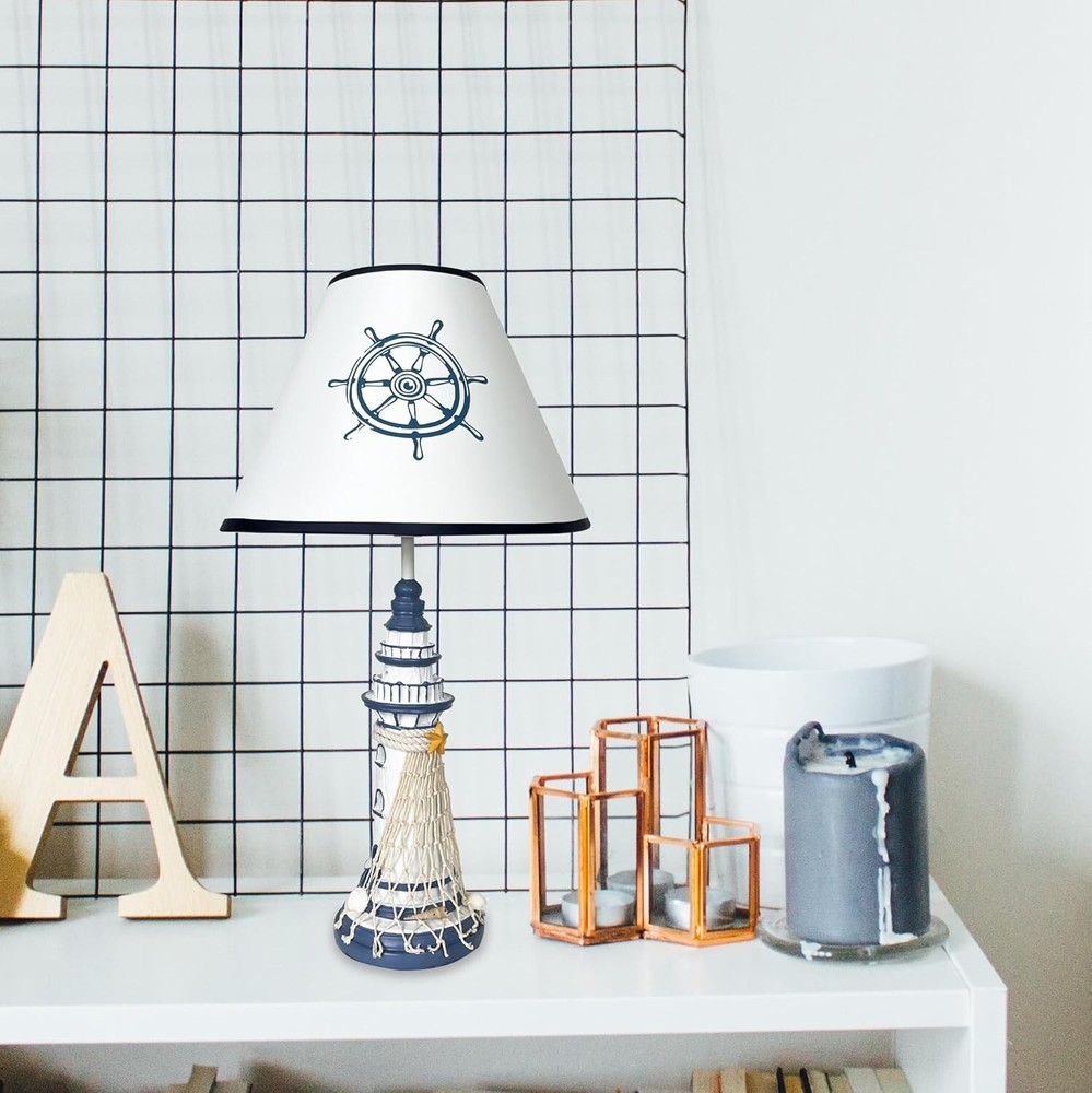Aeyee Modern Table Lamp Beach House Decor, Small Bedside