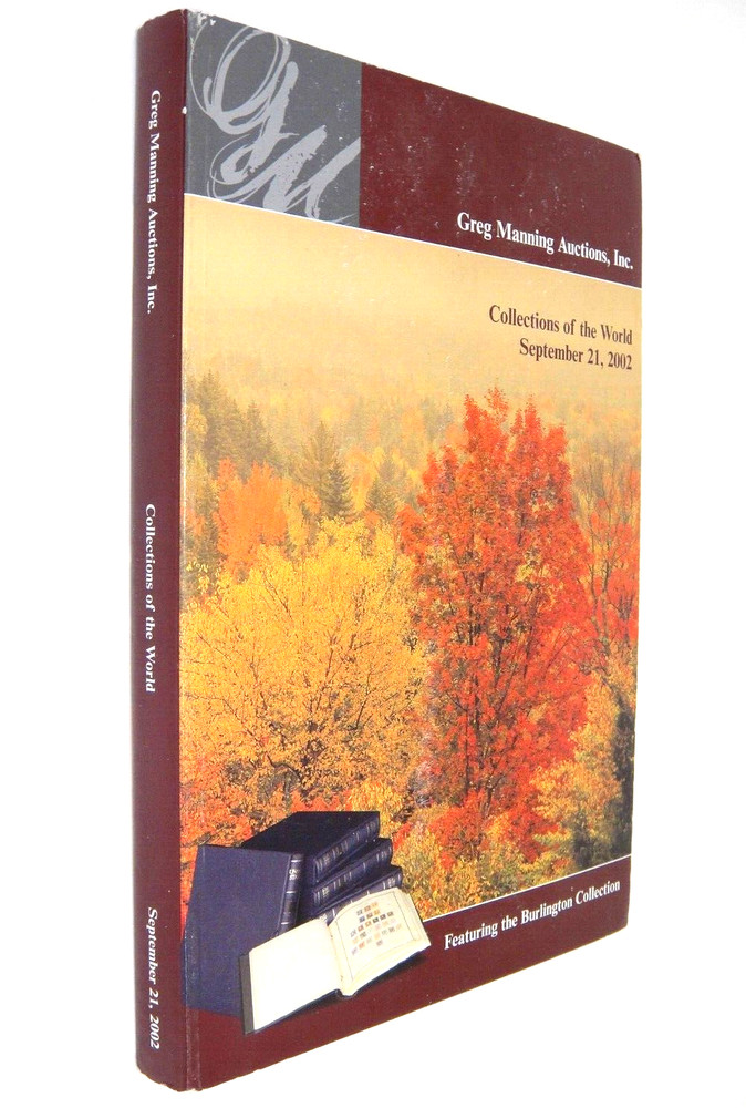 Greg Manning Stamp Auction Catalog 2002 Burlington Worldwide Mint Queen Victoria