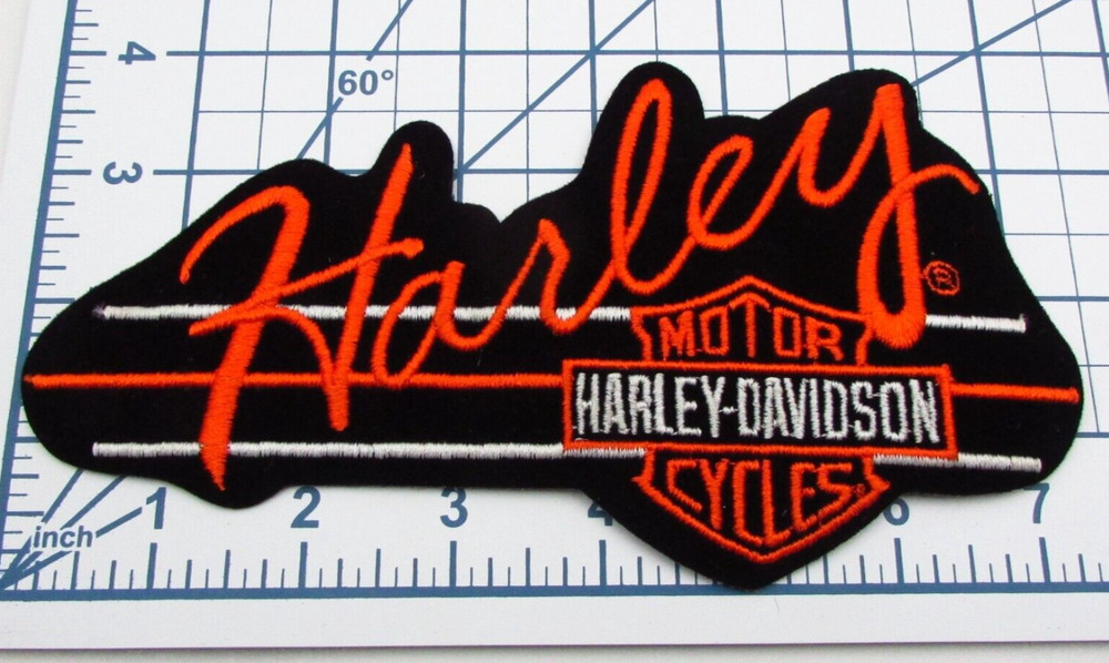 Vintage Authentic Harley Davidson Patch HD  ( Bar And Shield )