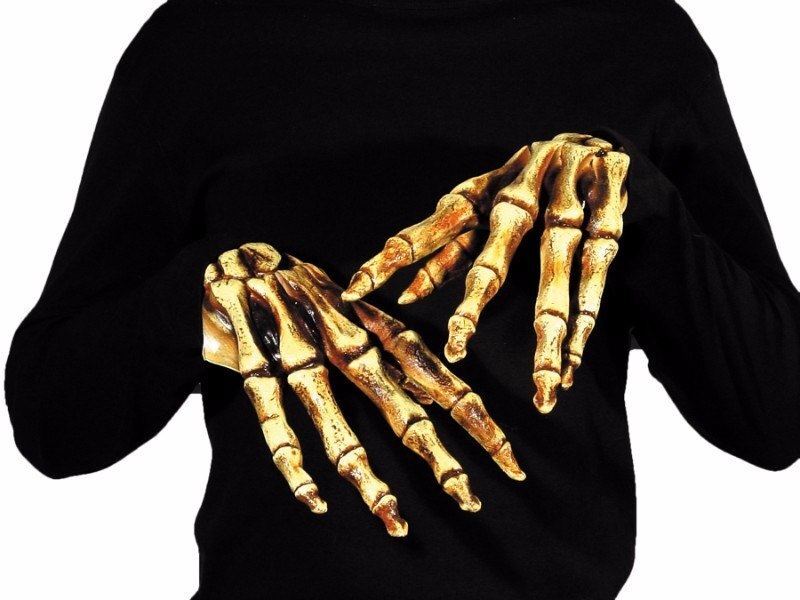 Creepy Long Finger Gloves Latex Hands Halloween Costume Haunted House Monster