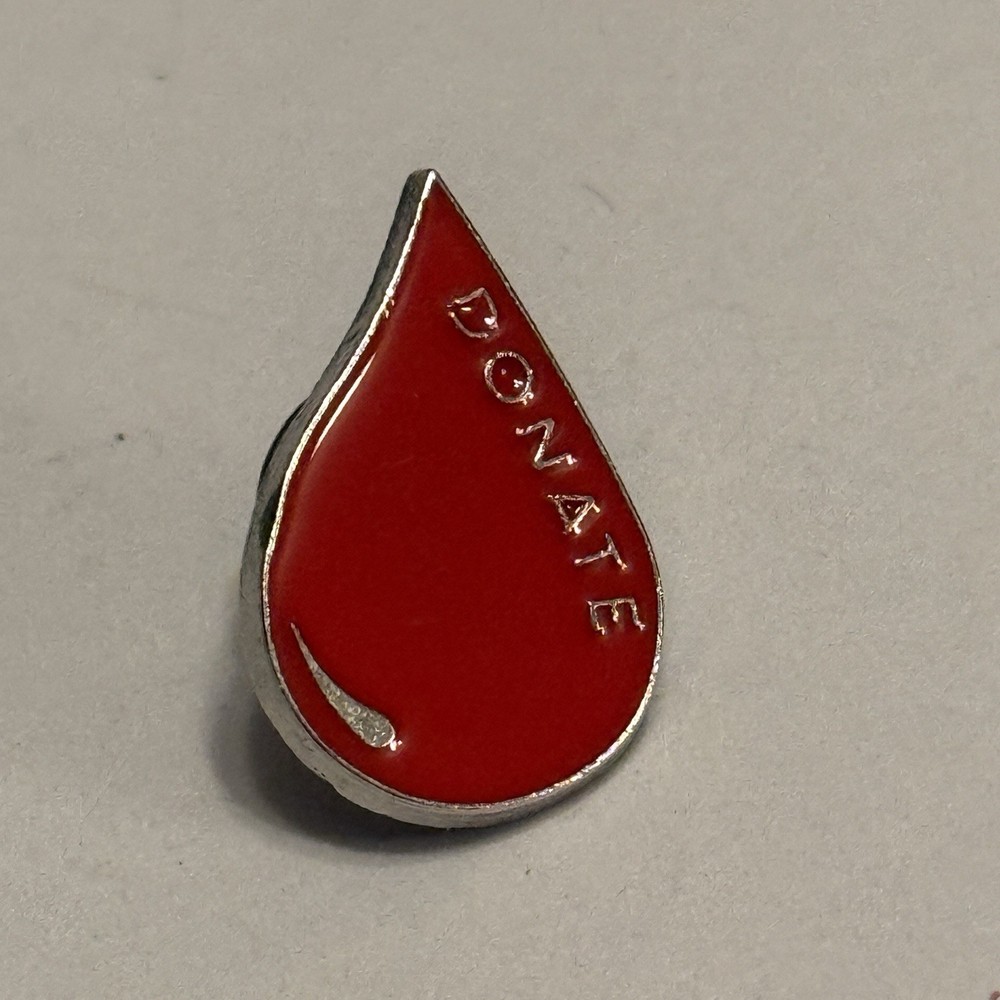 DONATE BLOOD DONOR AWARENESS PIN