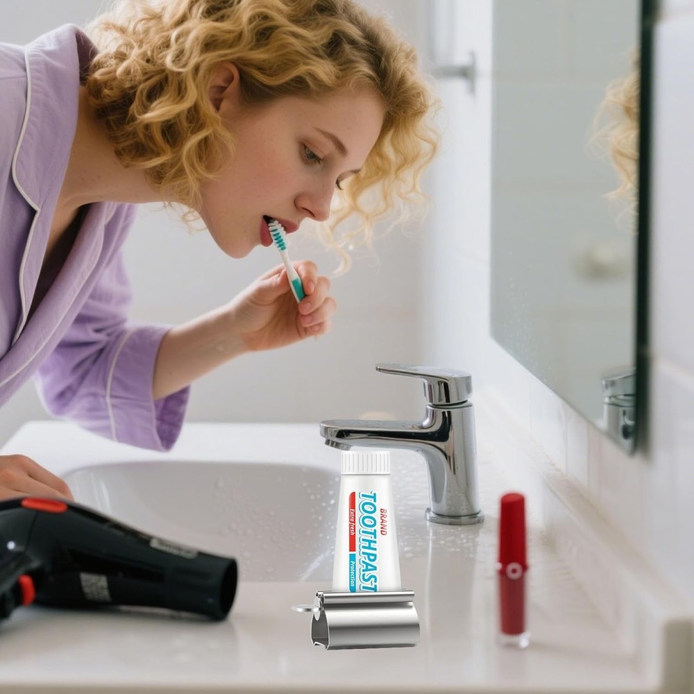 LOVEINUSA Toothpaste Tube Squeezer Dispenser, 1PCS Toothpaste Roller Squeezer To
