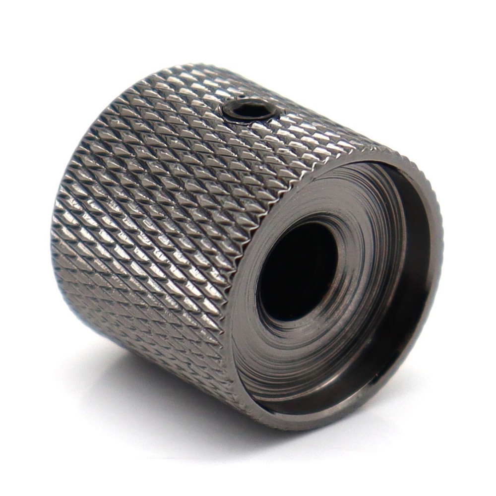 4pcs Metal Black Nickel Guitar Knobs Volume Audio Potentiometer Control Knobs