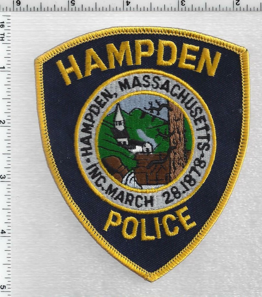 Hampden Police (Massachusetts) 1st Issue Shoulder Patch