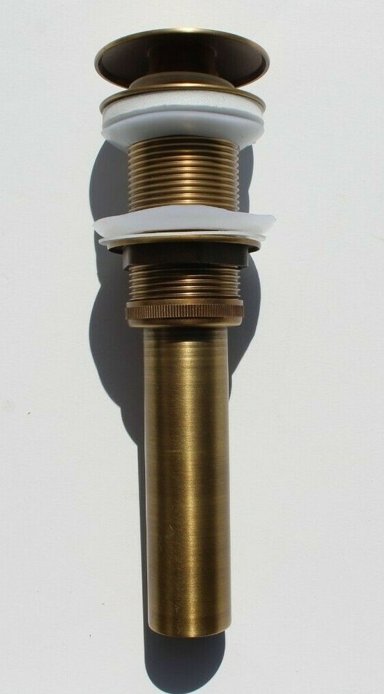 Brushed Bronze SOFT TOUCH POP-UP DRAIN FOR BATHROOM SINKS