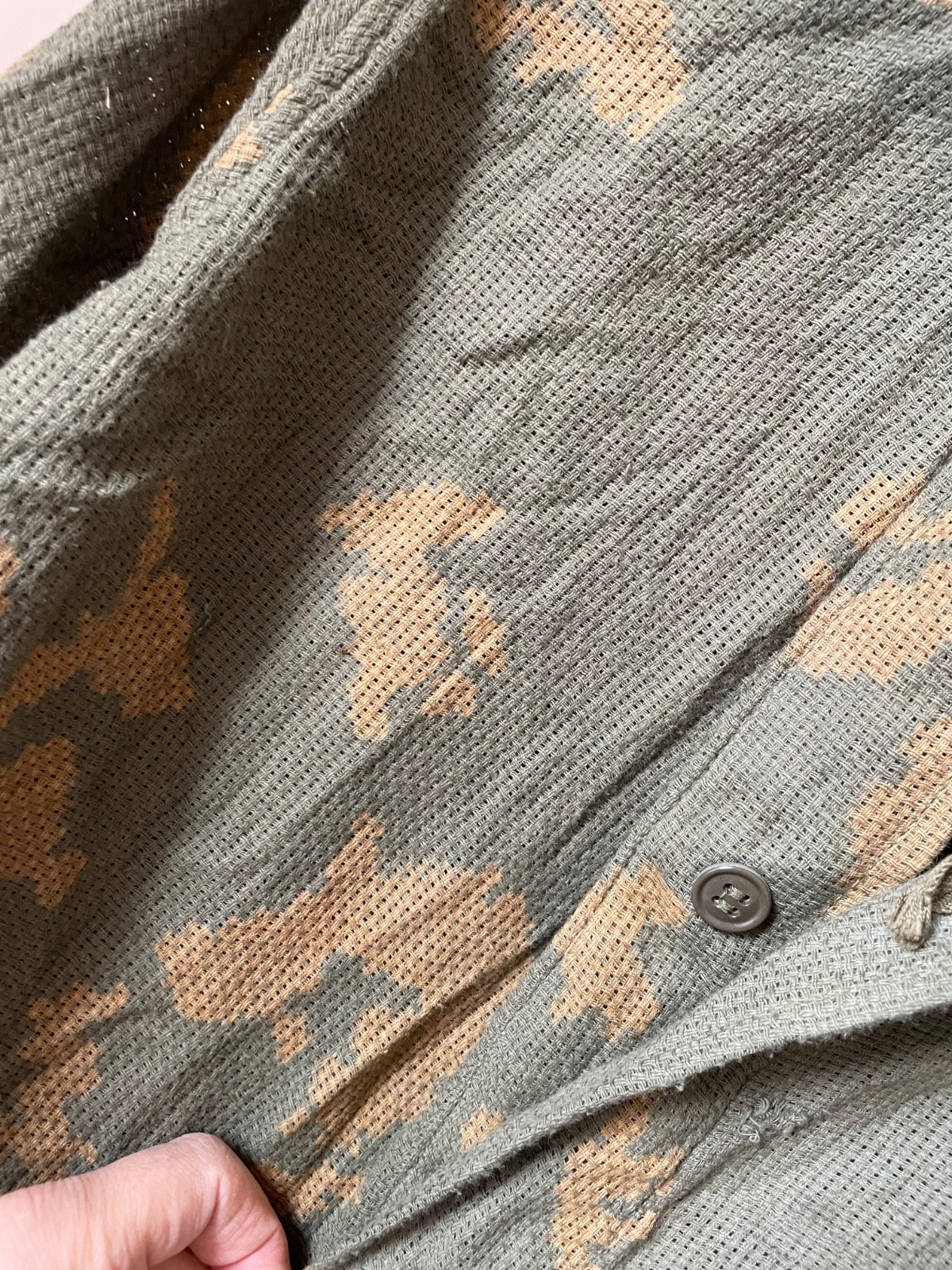 Rus Army KZS mesh jacket BEREZKA green USSR vntg 1977 Sverdlovsk s.2 NEW