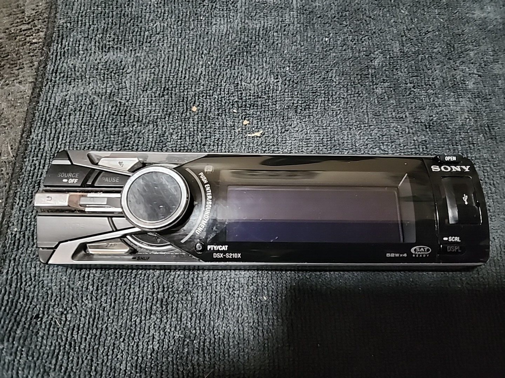 SONY DSX-S210X FACEPLATE ONLY TESTED