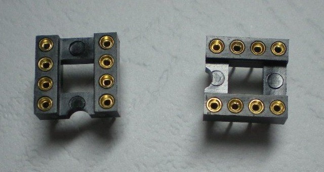 (6) OPAMP IC SOCKETS * MILL-MAX