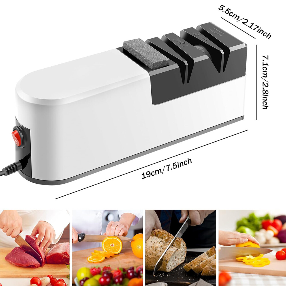Electric Cutter Sharpener 3Speed Electric Blade Sharpener Household Kitchen Tool