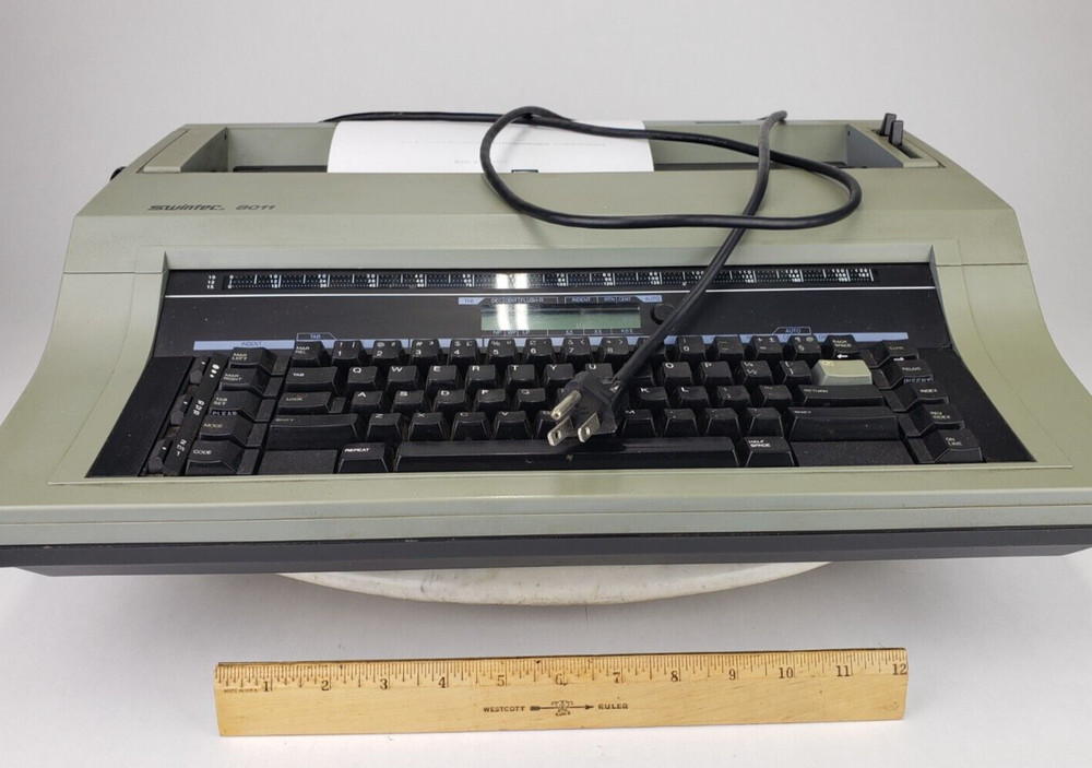 Swintec Typewriter 8011 Wide Format Word Processor Desktop Publisher Tested
