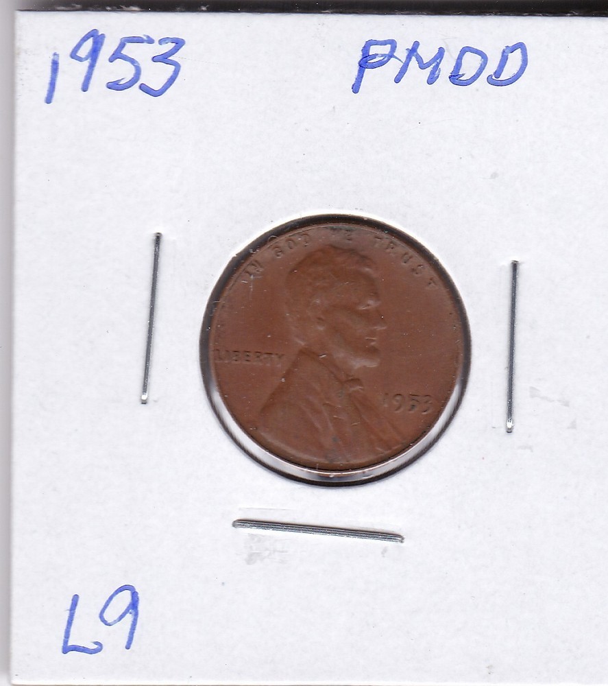 1953 Lincoln Cent L9 PMDD