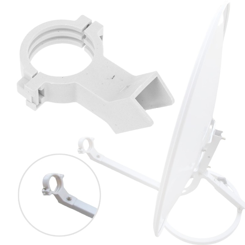 High Frequency Brackets Head Clamp Portable for Consistent Satellite Reception