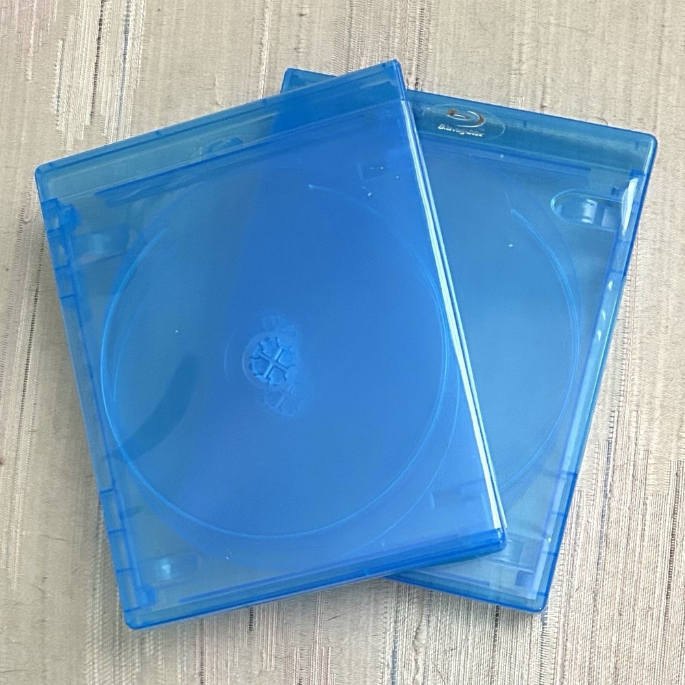 Two (2) MegaDisc 15mm 4 Disc Blu-ray Cases