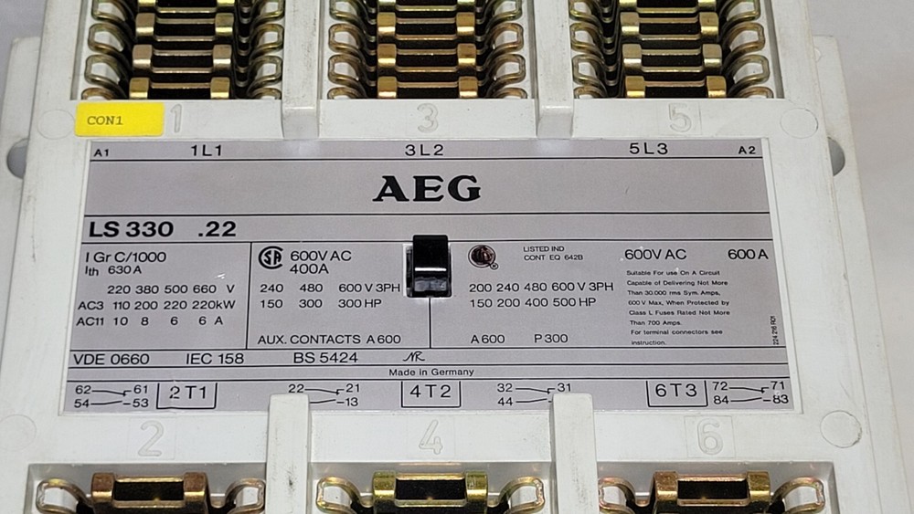 AEG LS330.22 Contactor