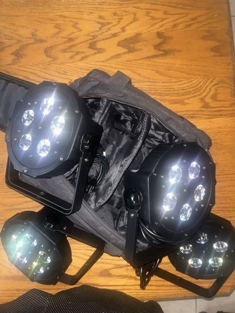 Eliminator Mega Flat Hex Pak – Includes 4x Mega Hex Pars, And More