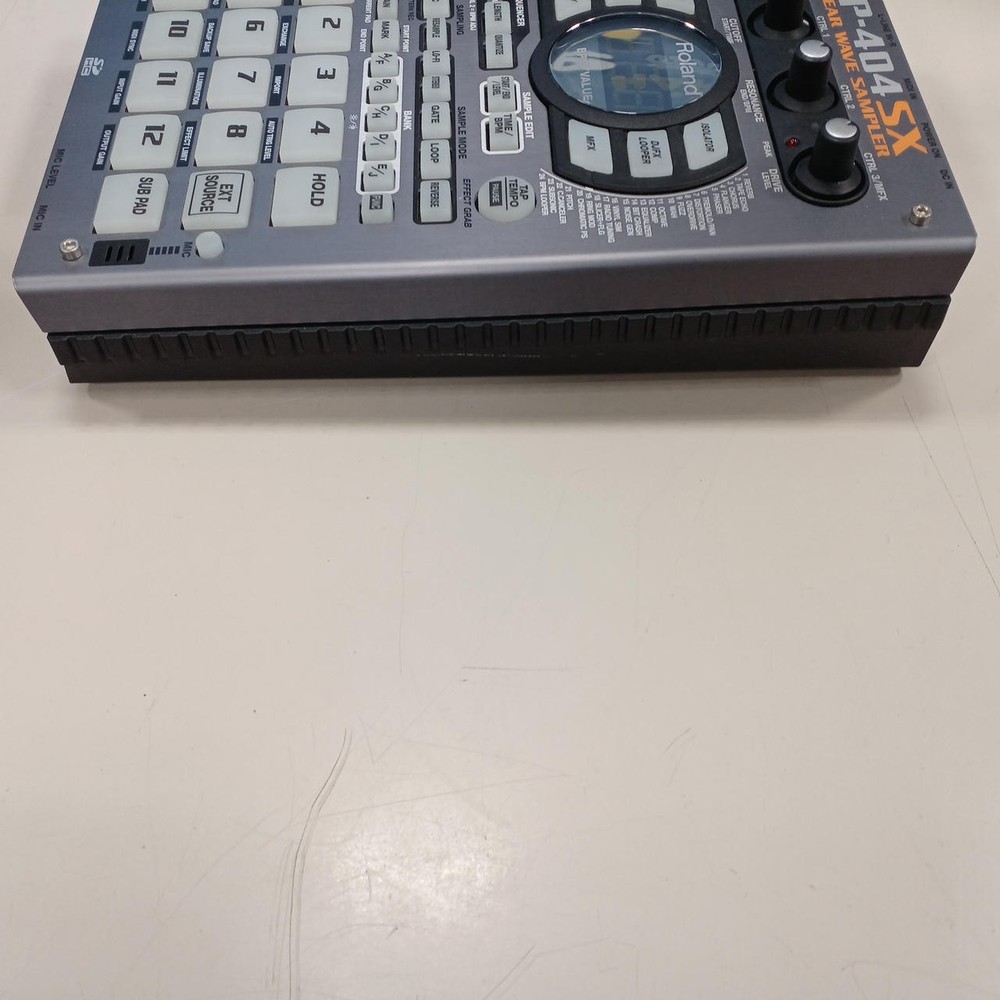 Roland SP-404SX Linear Wave Sampler SD Card System Disc Manual AC Adapter Box