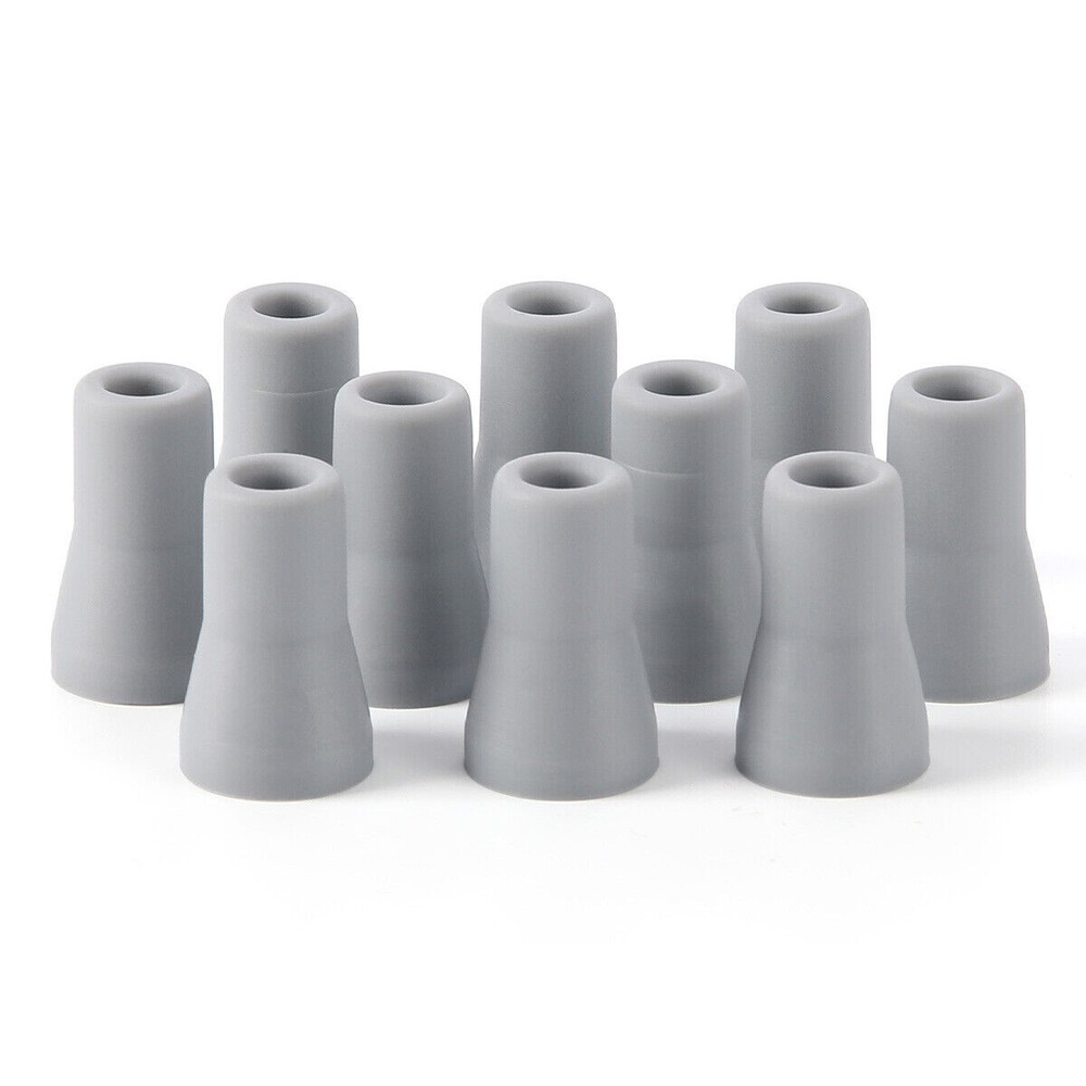 10 Pcs Dental Saliva Ejector Weak SE Suction Rubber Snap-on Adapter Replacement