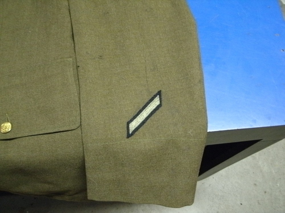US ARMY WWII MIDDLE EAST COMMAND STAFF SERGEANT 4 POCKET TUNIC 1941 SIZE 36L