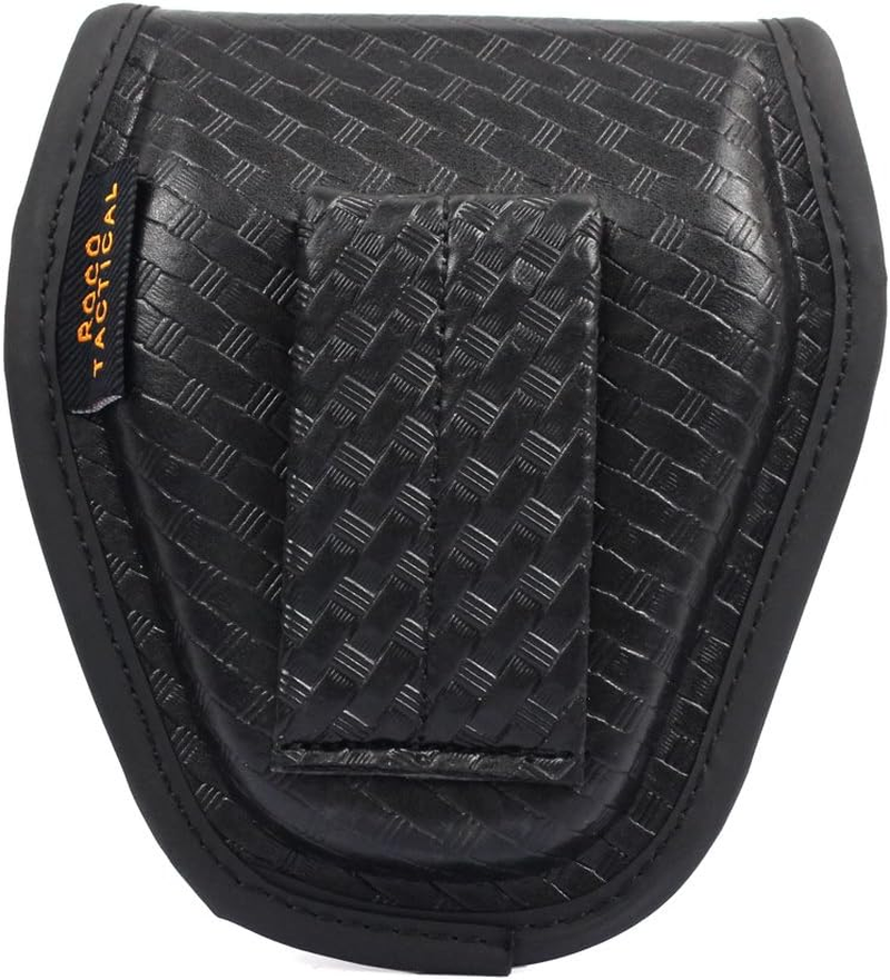 Covered Handcuff Case, Molded Hiddend Snap Double Cuff Case