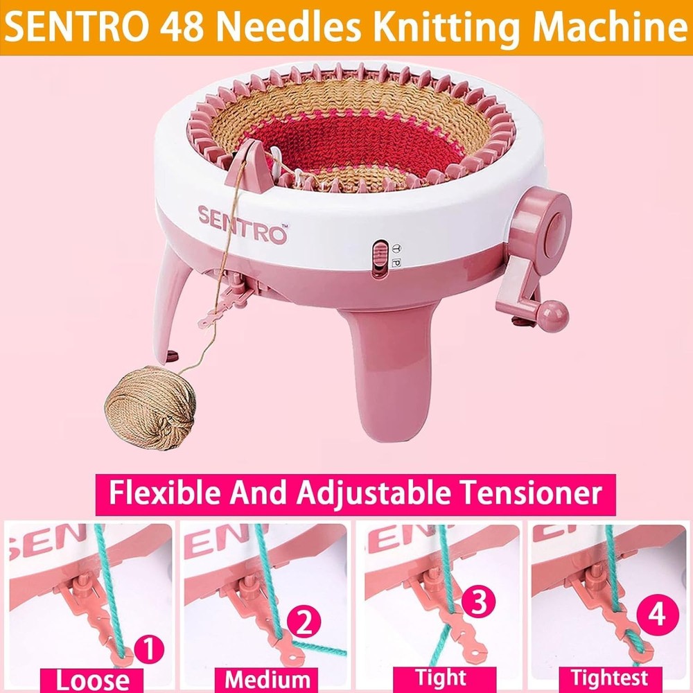 Efficient 48-Needle Knitting Machine – Ideal for Personalized Winter Gifts