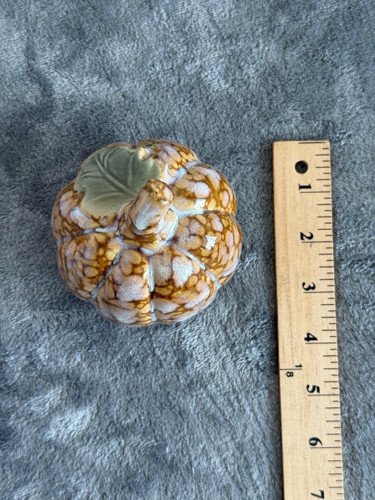 Glazed Pumpkin Fall Decor