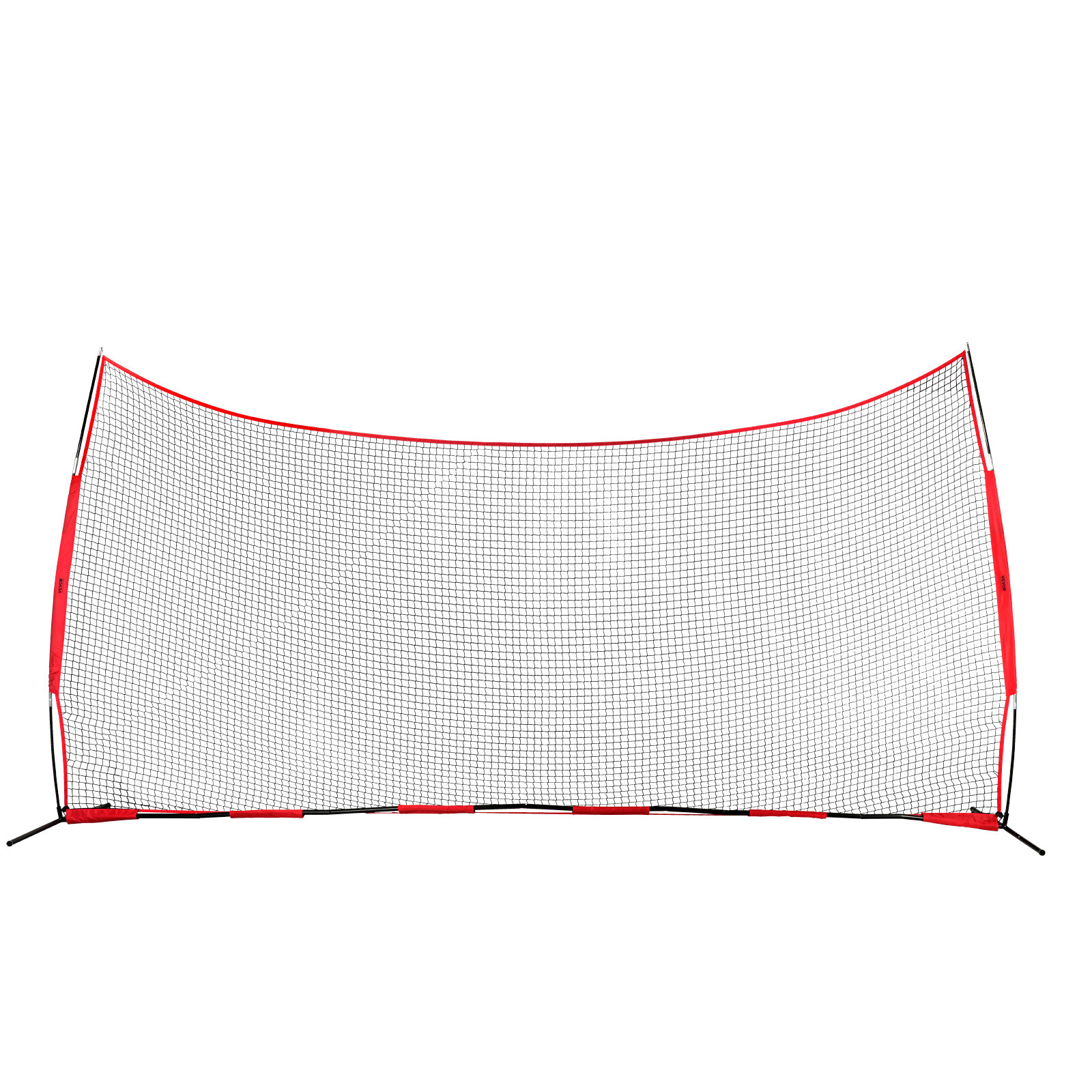 VEVOR Barricade Backstop Net Ball Sports Barrier Softball Practice Net 20x10ft