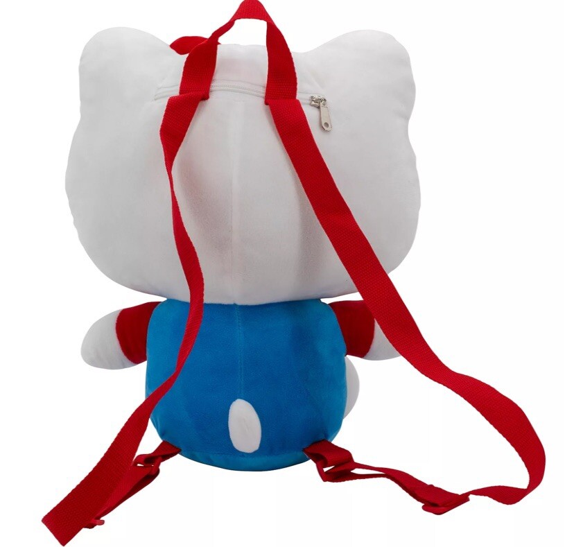 Hello Kitty Plush Backpack Bookbag Sanrio