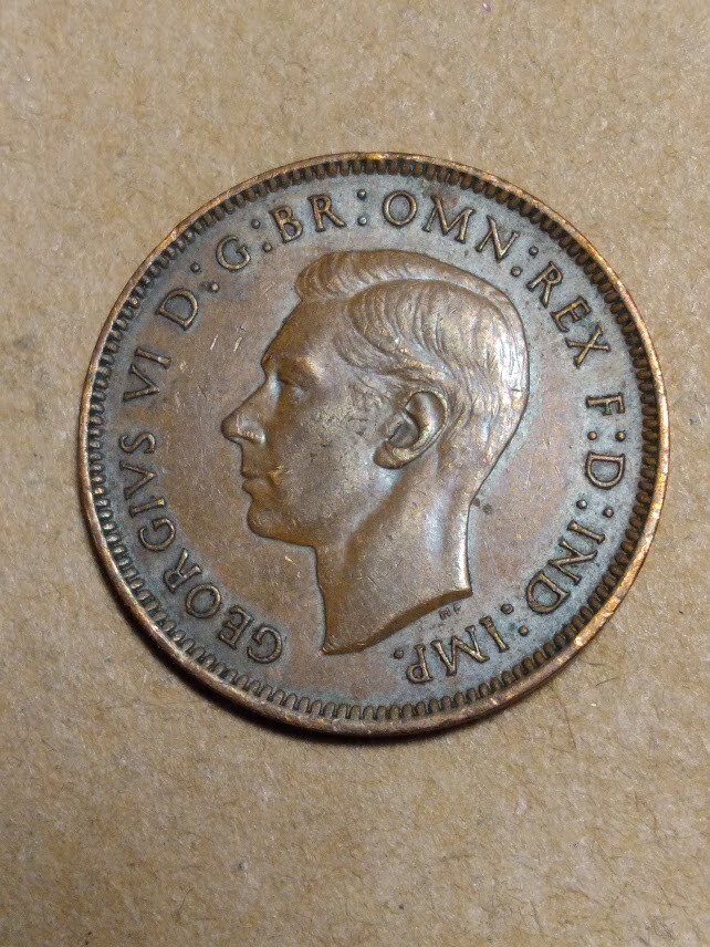 1943 Great Britain Farthing