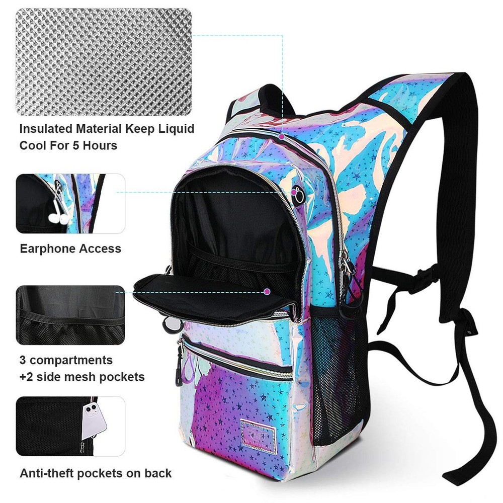 Hydration Backpack Pack, Water Backpack 20L Capacities Included 2L Hydration ...
