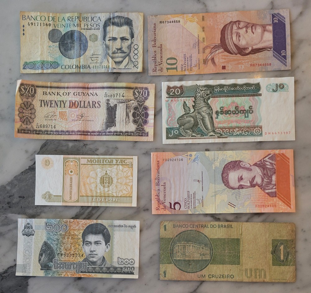 Vintage World Banknote Lot .