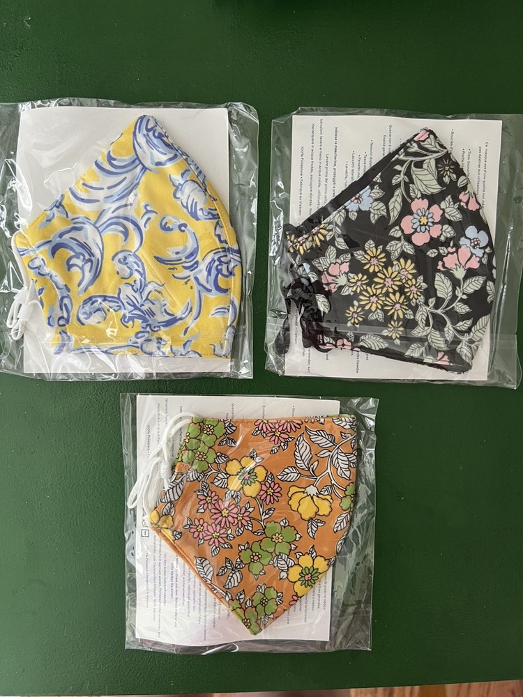 3 NEW Tory Burch facemasks