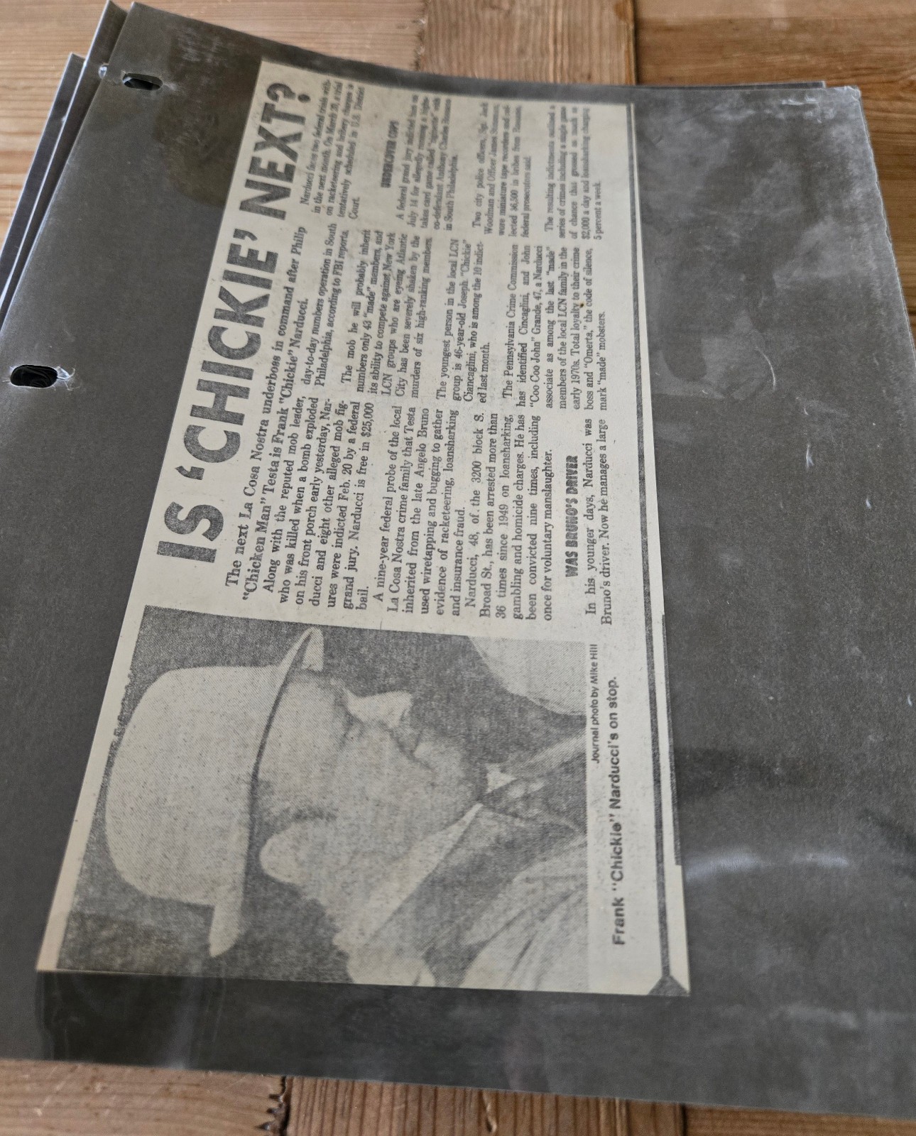 Philly Mob Collection - Angelo Bruno & Philip Testa - Photos, Documents, Etc.