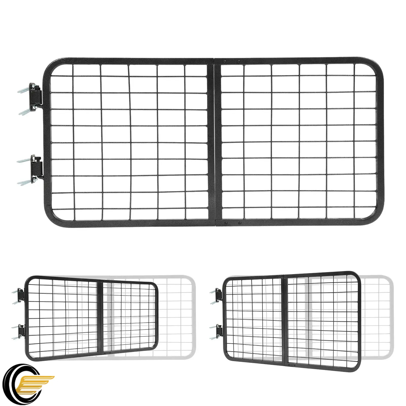 48"x24" Steel Horse Stall Gate Powder Coated Livestock Stall Guard for Barn Farm