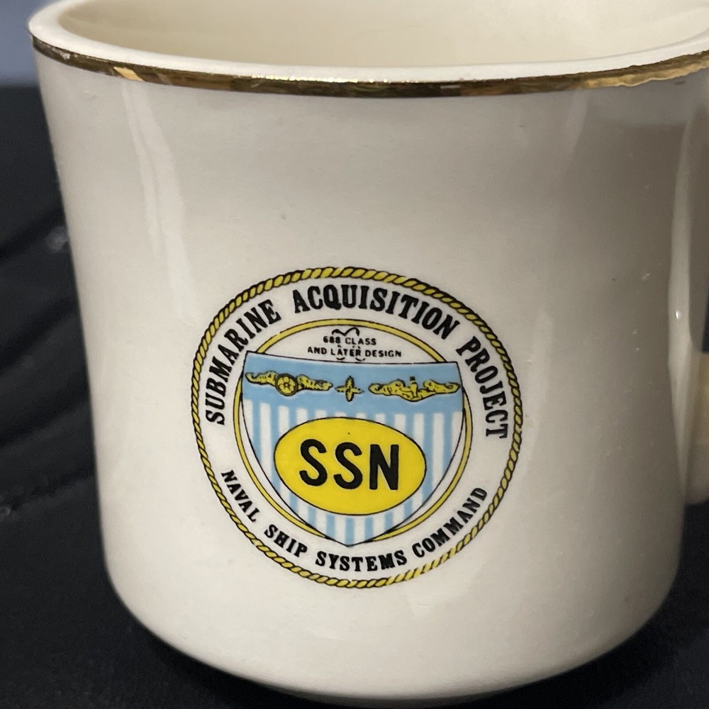 US Navy SUBMARINE ACQUISITION PROJECT SSN/Naval Ship Systems Command Coffee Mug