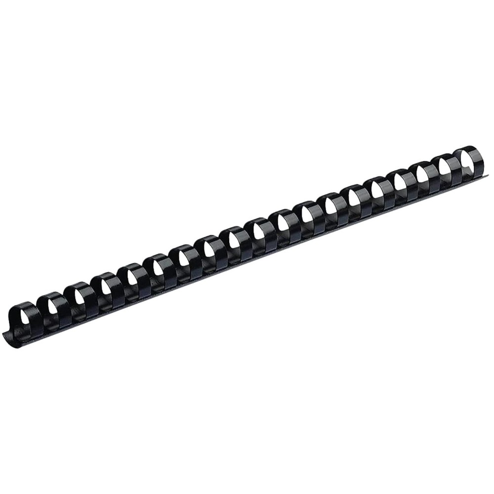 Professional Black Plastic Combs, 100 Pack, 5/8", 120 Sheets