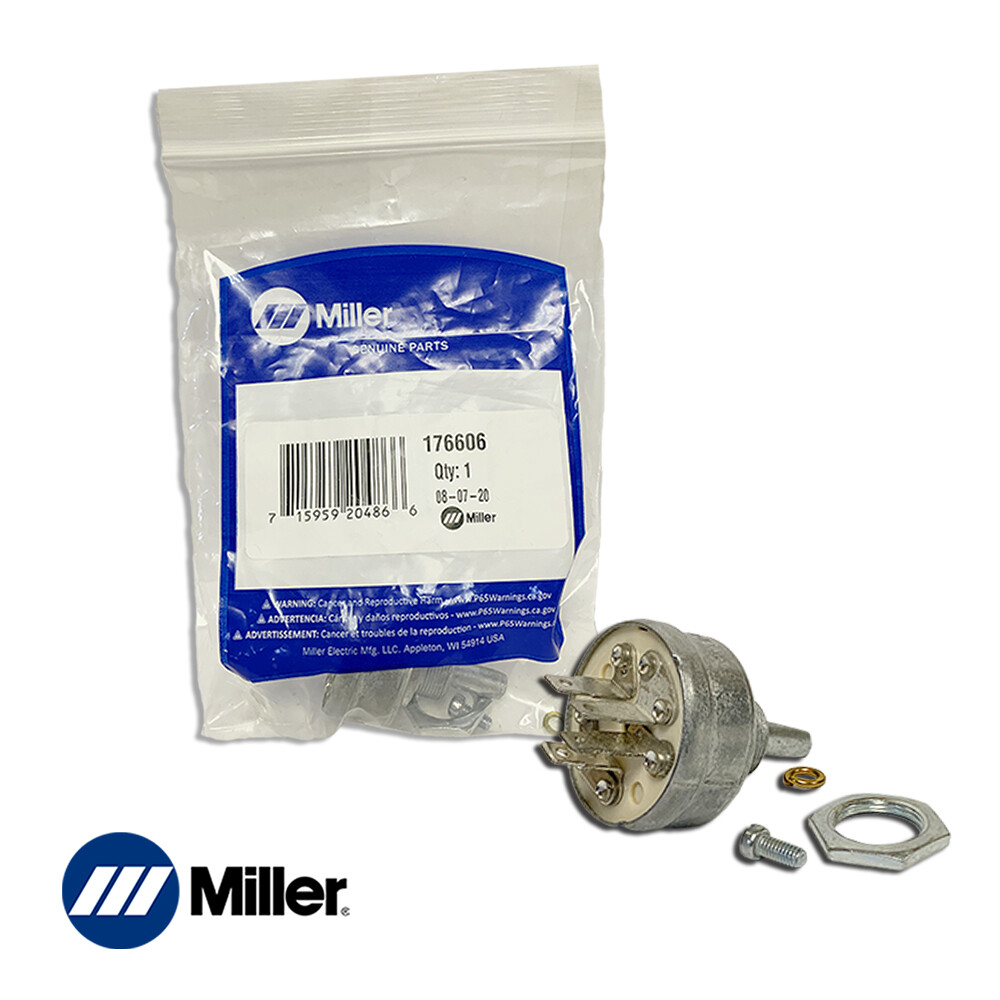 Genuine Miller 176606 Switch,Ignition 4 Position Without Handle