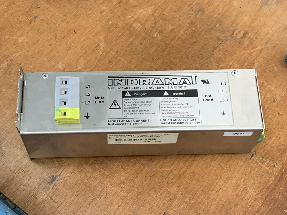 Indramat Power Line Filter NFD02.1-480-008